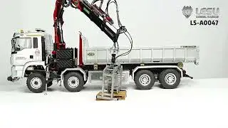 Hydraulic Brick Clamp For 1/14 LESU Roll On/Off Crane Dumper