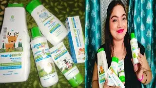 Mamaearth Baby Kit Products Review 🐘🦌| Best Skincare, Haircare Kit For Baby| Akku Lifestyle Vlogs 