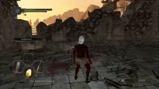 Dark Souls II - Forest of Fallen Giants: Co-op, Ballista Trap, Iron Clad Soldier, Great Soul Arrow