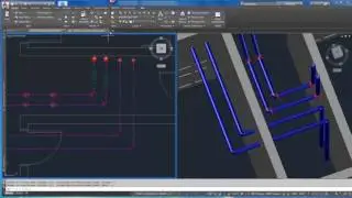 Autodesk AutoCAD MEP - parallel routing improvements video