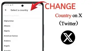 How to change country on X (Twitter)
