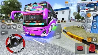 Bus Ratu Maher SJM Trans JB5 Full Strobo Cakep Banget