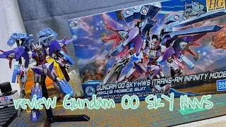 Review HG gundam oo sky HWS (Trans-AM infinity mode)