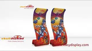 Easy Snake Tube Tanner Stands,portable tenstion fabric banner,EZ tube frames