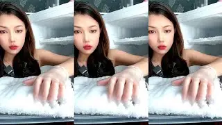 ASMR SHAVED ICE EATING