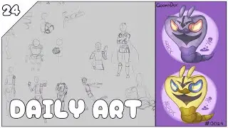 Twitch Livestream | Daily Art Challenge | Day 24