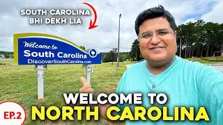 Atlanta se North carolina tak driving kar k pahanch gaya ( Houston to North carolina )