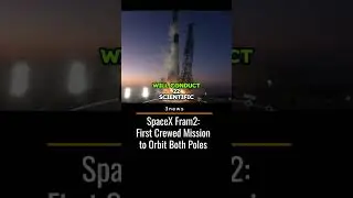 SpaceX Fram2: First Crewed Mission to Orbit Both Poles & Historic Milestone #3news #spacex  #hotnews