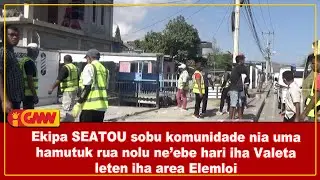 Команда SEATOU снесла 20 общественных домов, построенных в Валете в районе Элемлой.