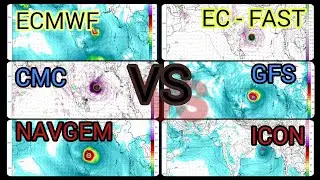 ECMWF Vs CMC Vs GFS Vs NAVGEM Vs ICON Models | Different Models Track Of Cyclone Asani | High Alert