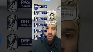 CAN WE BUILD A 93 RATED FC24 CARD?! 🙏🏽⚽️ #shorts #football #soccer #fifa #fc24 #mbappe