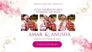 Best Indian Wedding 4K Video !!💕 Amar & Anusha💕!! Krishna Creation  Giridih !!