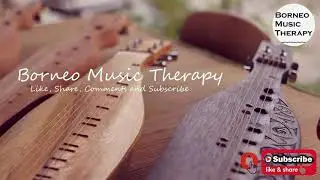 1 Hour Sape Instrumental Music with frog and bird nature sound | Relaxing Music | Borneo Music