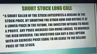 Option Hedging Strategy: Short stock Long call