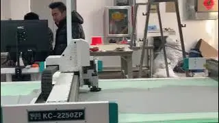 The complete process of how the leather cutting machine works