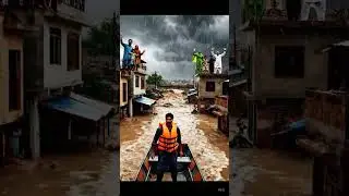 🌊 Lyari Nadi Flood Karachi | Monsoon Disaster 2025 #flood #shortsfeed #viralshort
