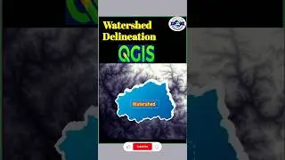 How to Delineate Watershed in QGIS | Quick Tutorial | #shorts #qgis
