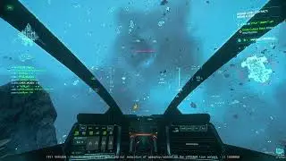 CMDR aRcADe in Star Citizen 4.6 PTU: Sabre flying and hand mining in a cave. Friendly bounty helper!