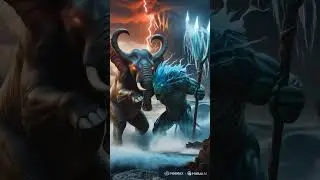 ai Alien Elephant Vs monster