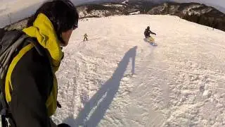Filming by GoPro on the 3rd Person View Camera Mount