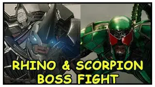 Spider-Man PS4: Rhino & Scorpion Boss Fight