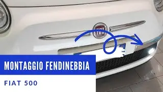 Montaggio fendinebbia originali Fiat 500