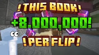 +$8,000,000 with this BOOK FLIP!! Bazaar Flipping Hypixel Skyblock