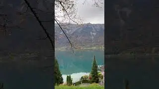 Lake Brienz, Switzerland 🇨🇭 | Unreal Alpine Blue #Shorts