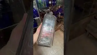 100 year old Embalming fluid poison bottles. Antique DEATH