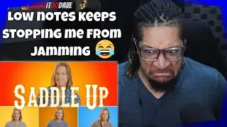 Reaction to SADDLE UP | Low Bass Singer Cover