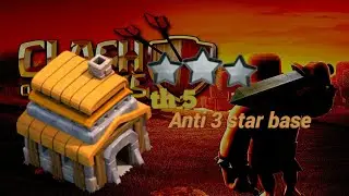 TH 5 Best War Base With Replay And Link