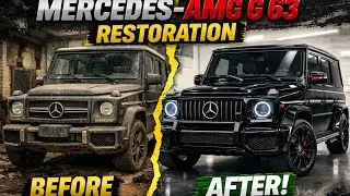 RESTORING a Abandoned Mercedes AMG G 63 | ASMR Full Transformation 🇧🇷