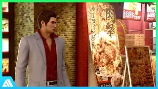 YAKUZA KIWAMI 2 | SMILE BURGER Eating Food