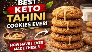 The best Keto Chocolate Tahini cookies/slices you will ever eat!