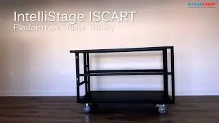 IntelliStage ISCART Lightweight Stage Platform & Riser Storage Trolley - StageDrop