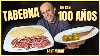 Descubro las FAMOSAS ANCHOAS de una taberna con casi 100 años 🔎 MITICO vermut en Barcelona 📍