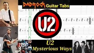 Mysterious Ways - U2 - Урок по гитаре и басу (TABS)
