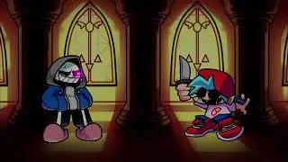 Dusting in Hell (Burning in Hell but its the Dusttale AU) - FNF Indie Cross &times; Dusttale 3.0