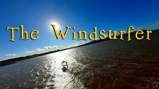 A Bright and Blowy Drone Flight with The Windsurfer