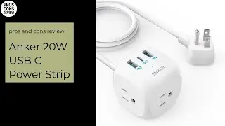 Anker 20W USB C Power Strip Pros & Cons Review
