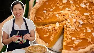 Рецепт кокосово-тыквенного пирога — горячая тайская кухня!