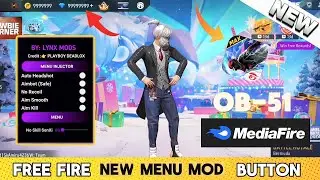 Free Fire menu mod button in ob51 👿|| Unlimited Diamond✅ || full file 🗃️ process in 2026