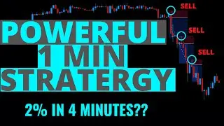 LIVE 1 MIN GOLD SCALPING STRATEGY BREAKDOWN (2% IN 4 MINS)