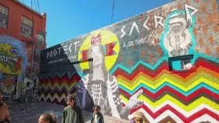 Jaque Fragua y Cheyenne Randall - Protect the Sacred Mural Rapid City South Dakota