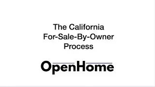 2022 Overview of the For-Sale-By-Owner (FSBO) Process in California