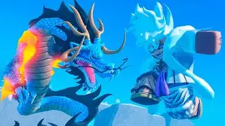 RECRIANDO AS MELHORES LUTAS DO LUFFY NO ROBLOX SÓ QUE A CADA LUTA É UM JOGO DIFERENTE... (ri muito)