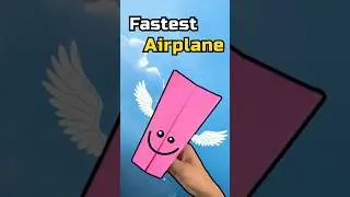 The fastest flying paper plane ✈️ | how to make a paper airplane 🤩
