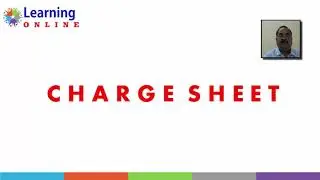 Charge sheet-drafting