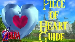 Legend of Zelda: Ocarina of Time (3DS) Piece of Heart Guide