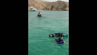 Jet ski with wakeboard